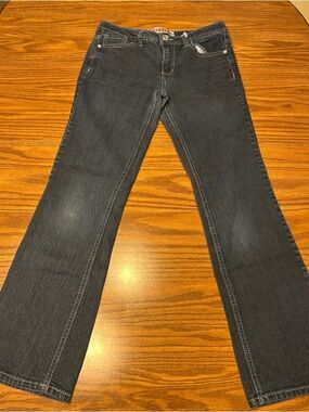 Squeeze Dark Gray Flare Jeans